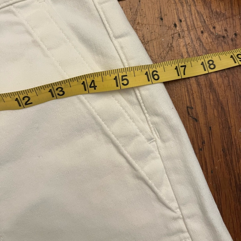J. Crew White Utility Denim Short size 25 - Picture 11 of 12